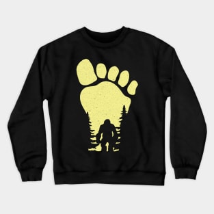 Bigfoot Footprint Crewneck Sweatshirt